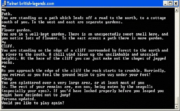 Do MUDs and ASCII Graphics Provoke Insanity?