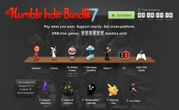Humble Indie Bundle 7 Raises Over $9 Million for Charity