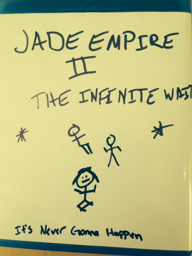 My Kickstarter pre-order box for Jade Empire II