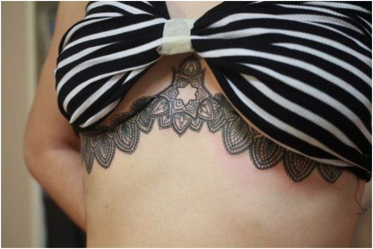 30 Sexy Under Breast Tattoos You Won't Be Able To Take Your Eyes Off
