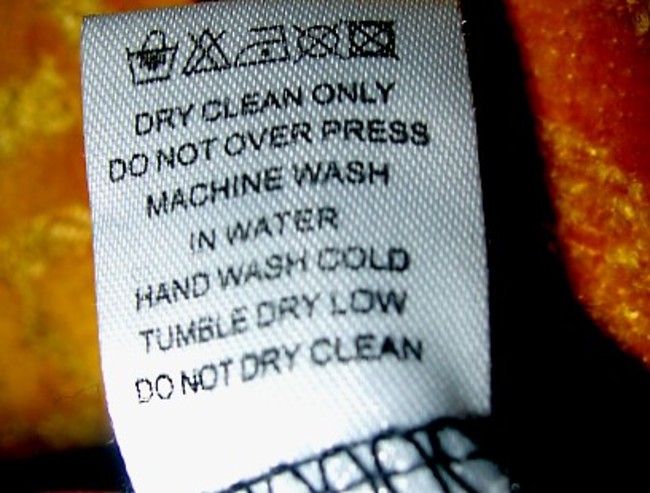 Don't wash it