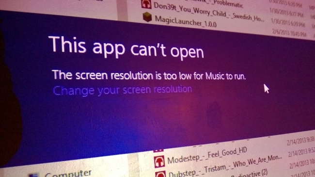 Hey, music needs screen resolution too!