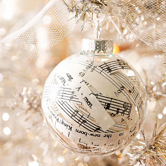 13. Music Ornaments because a tree can't last without music