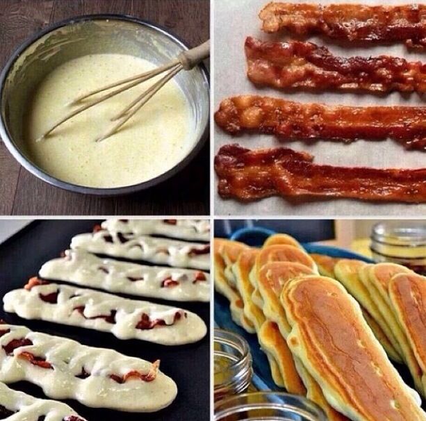 3. Bacon Pancakes
