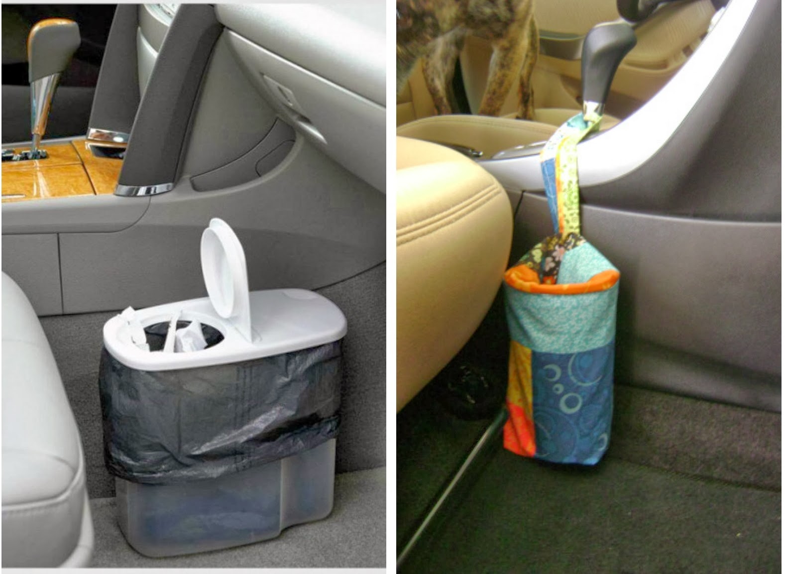 10. Cereal container make the best garbage can on your road trip