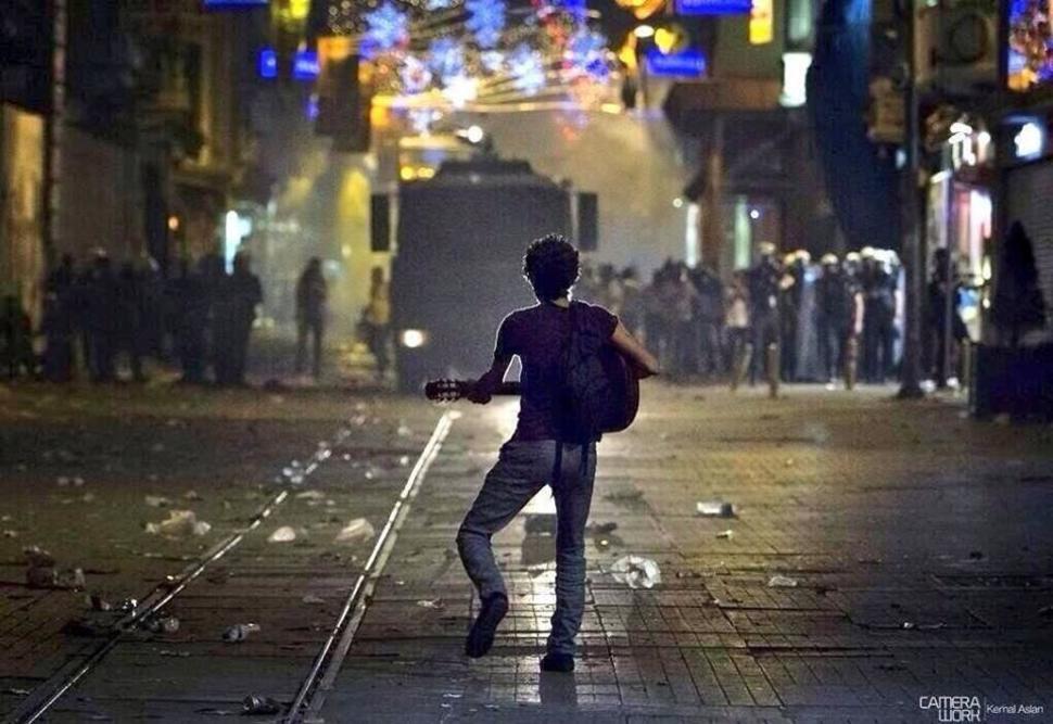 10. Turkish protestor