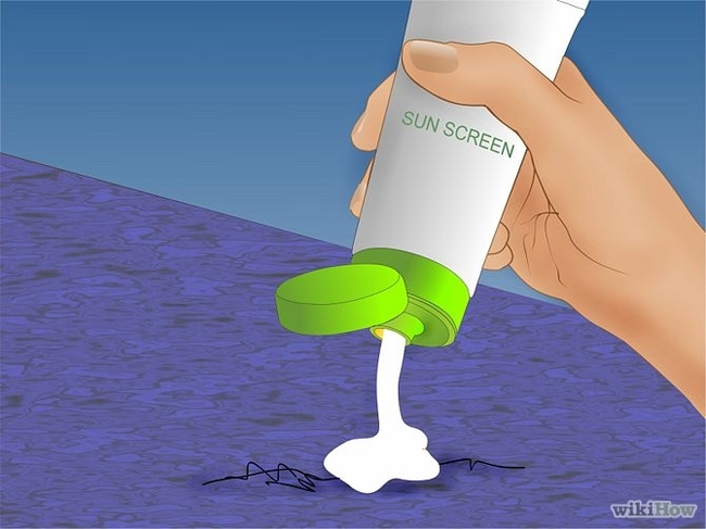 13. Suncreen could remove the permanent marker on your shirt. Rub with clean cloth