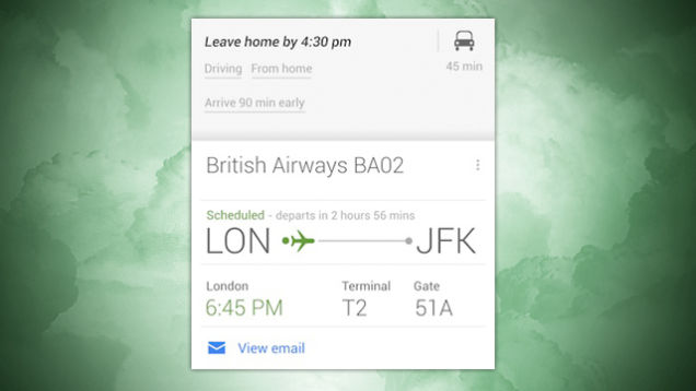17. Google tracks your flight