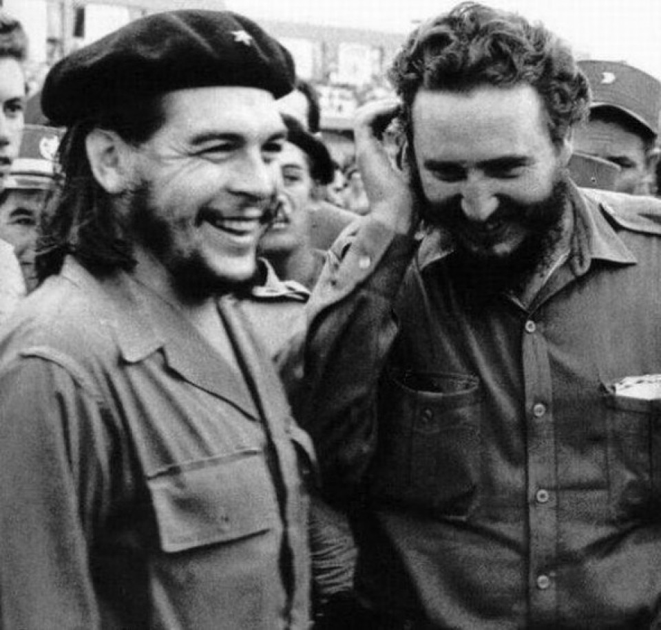 17. Che Guevara and Fidel Castro