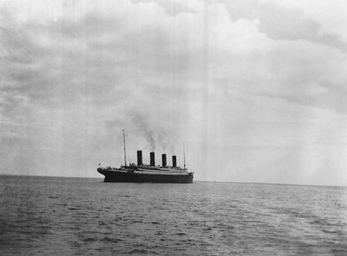 25. The last photo Ever Taken of the RMS Titanic Before it sunk in April 1912