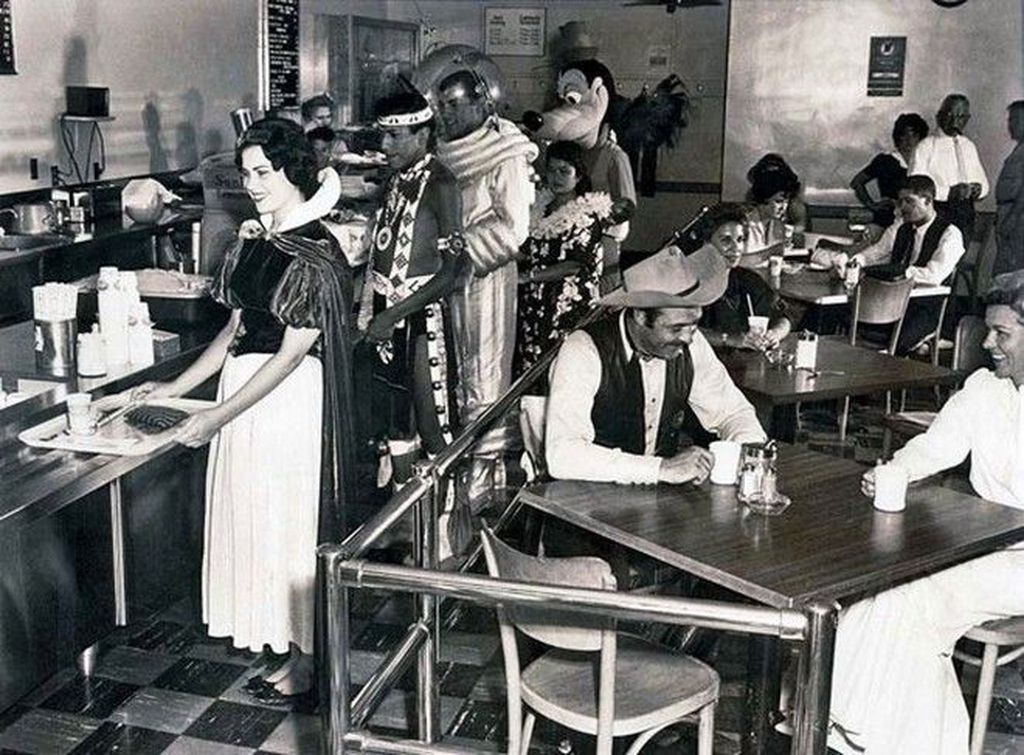 3. Disneyland Employee Cafeteria in 1961