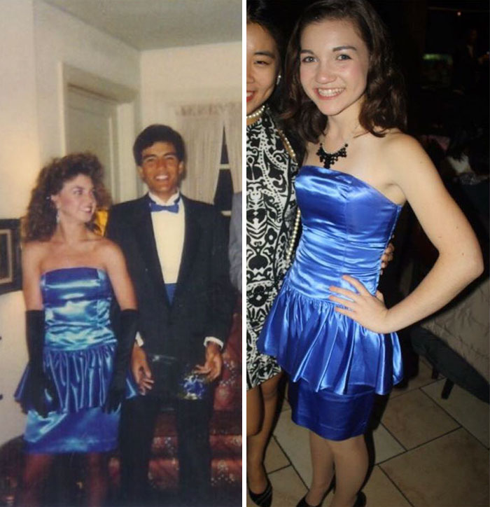43 Girls Who Went To Their Prom In Their Mothers Dresses