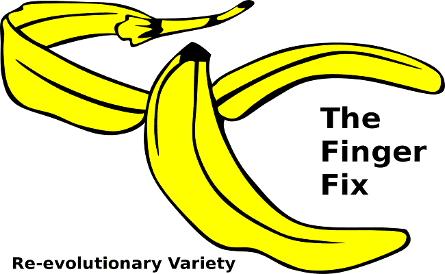 The Finger Fix:  Just the Yellow Bits