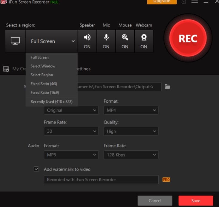 iFun Screen Recorder Review [2021]