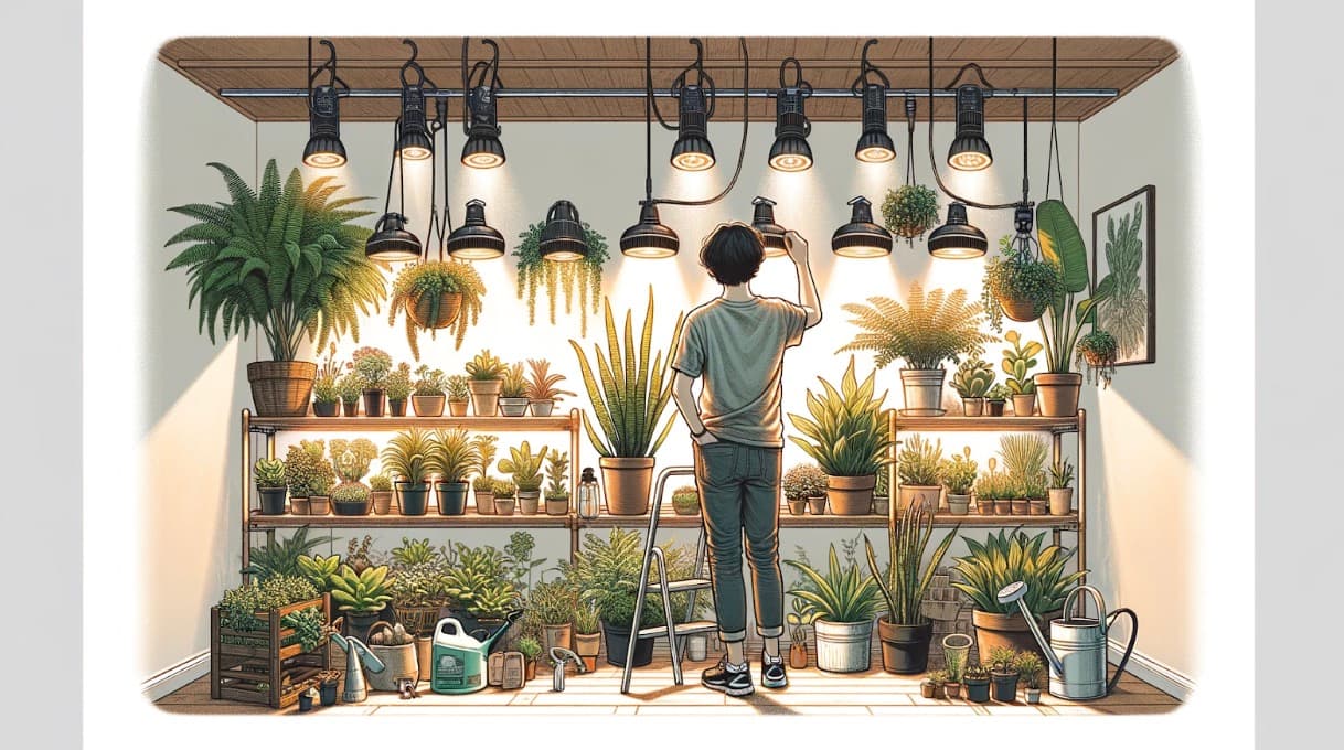 How To Set Up Grow Lights For Indoor Plants