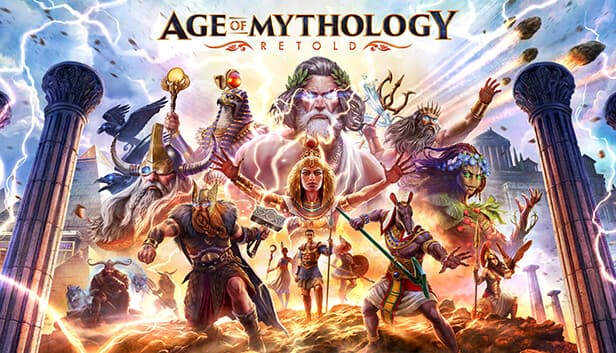 Age of Mythology Retold game capsule art