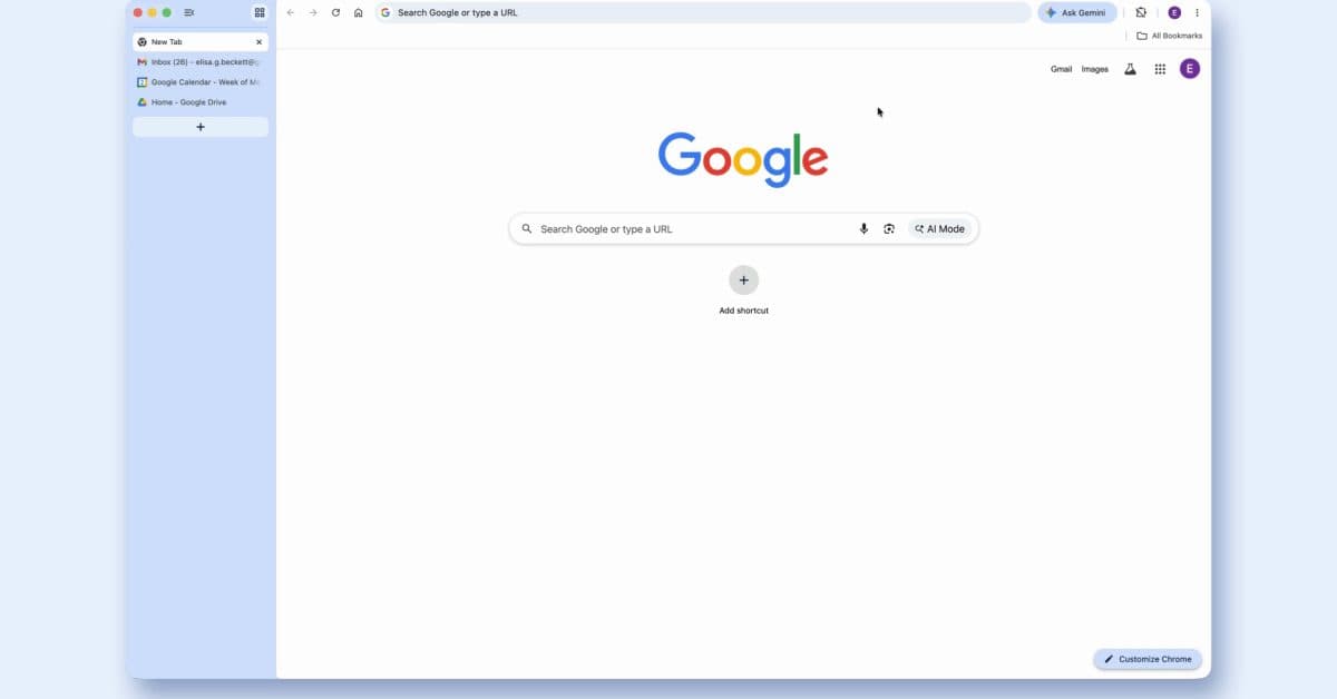Google Chrome Gets Vertical Tabs and Immersive Reading Mode