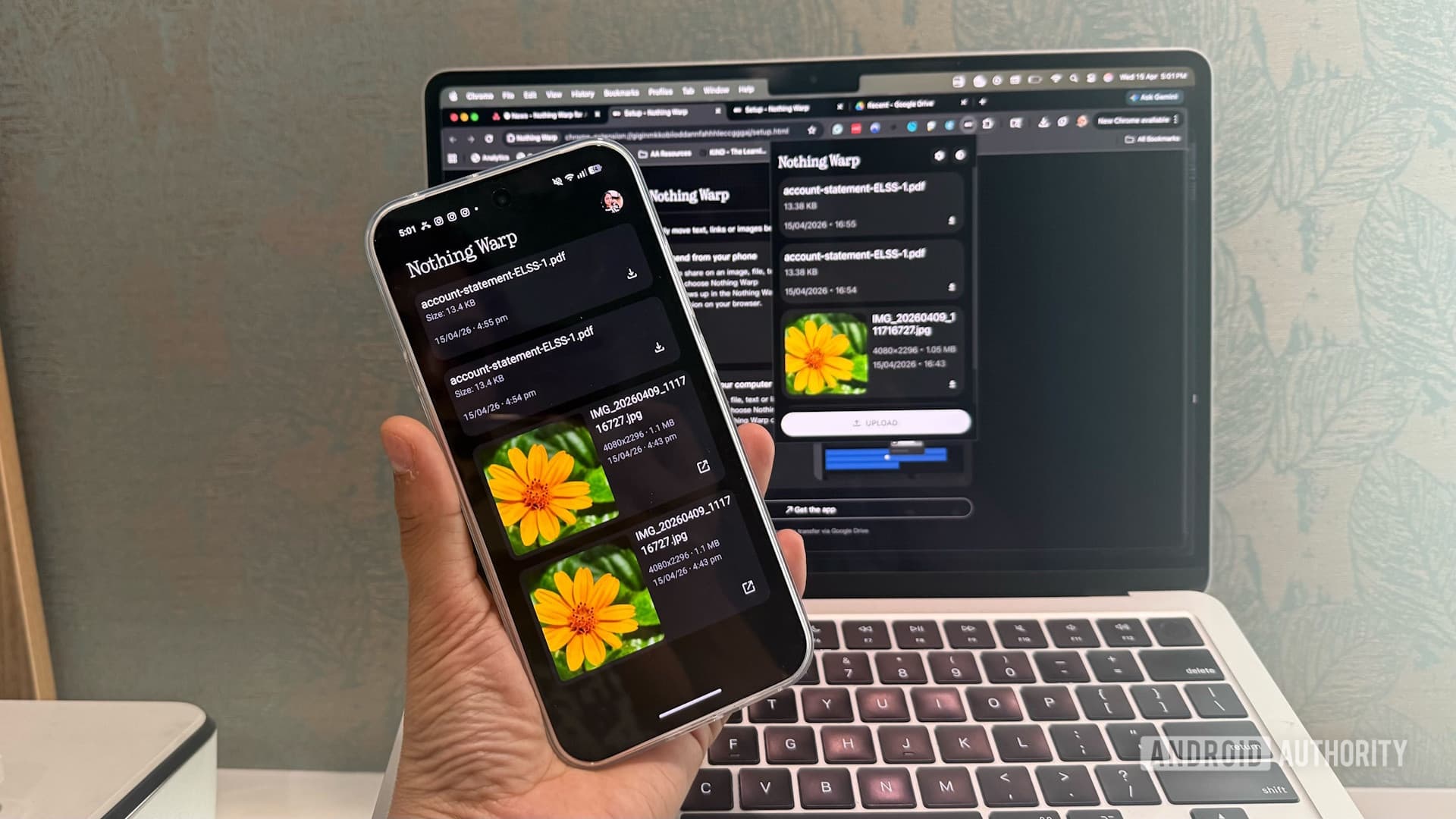 Nothing Pulled Its New Warp File Transfer App Hours After Launch