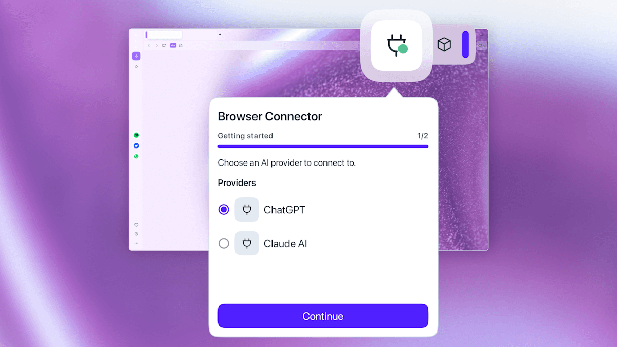 Opera Brings AI Browser Connector to Opera One and GX