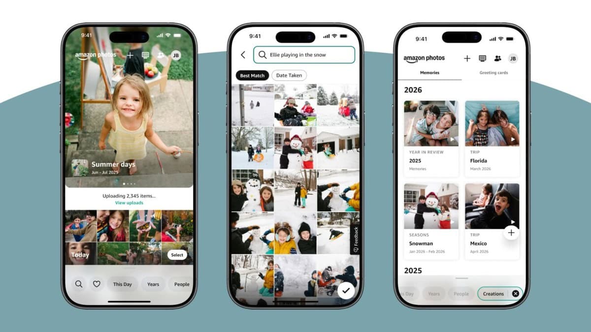 Amazon Photos Gets a Big Redesign With AI Search
