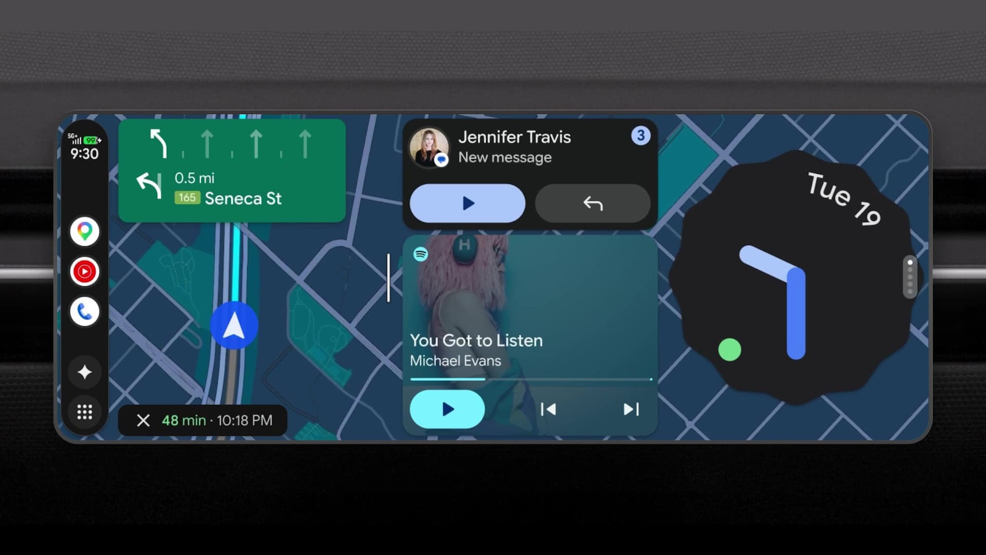 Android Auto Gets Material 3 Makeover With Widgets and Video Apps