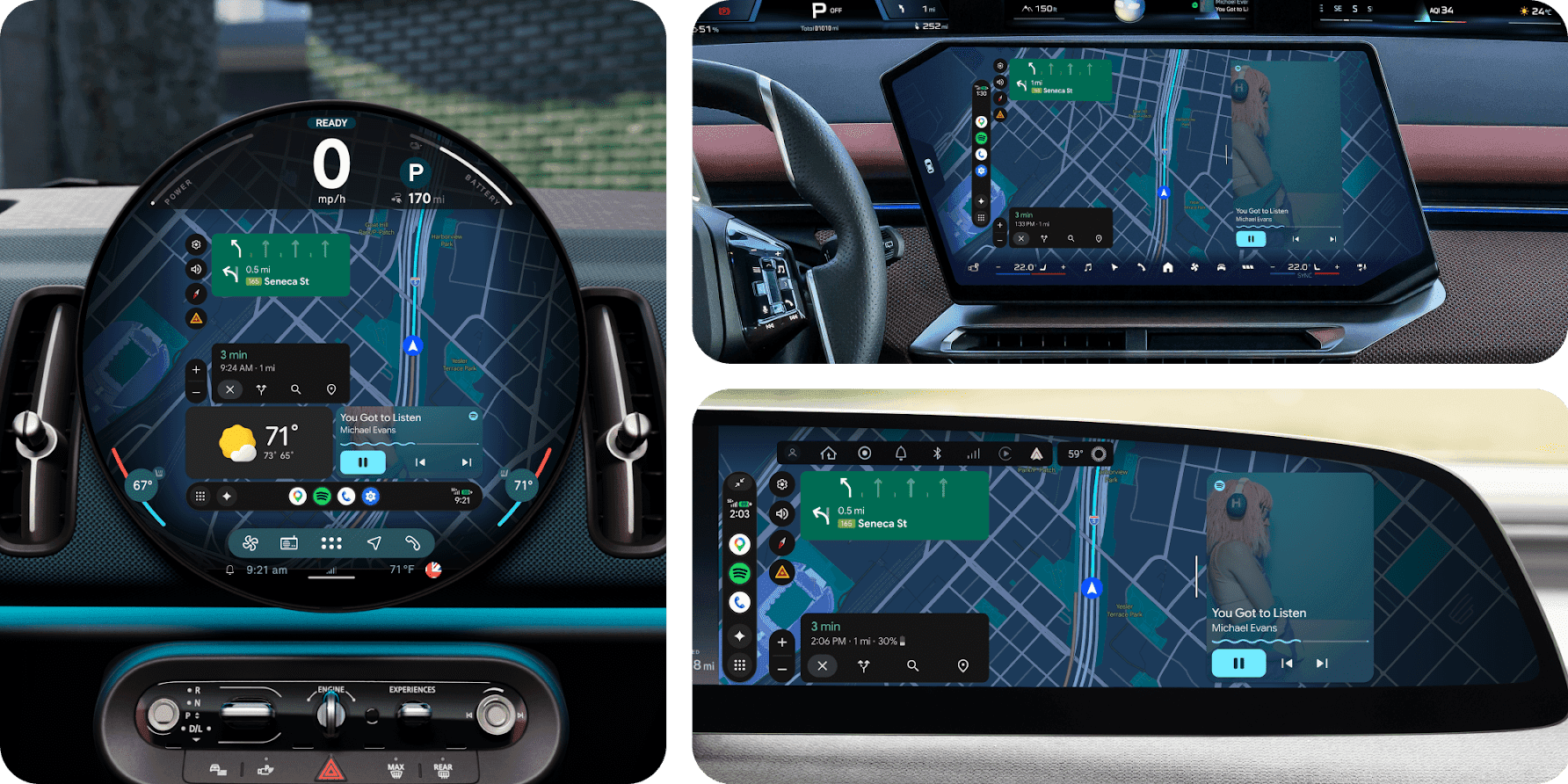 Android Auto Now Fits Any Screen and Streams YouTube While Parked