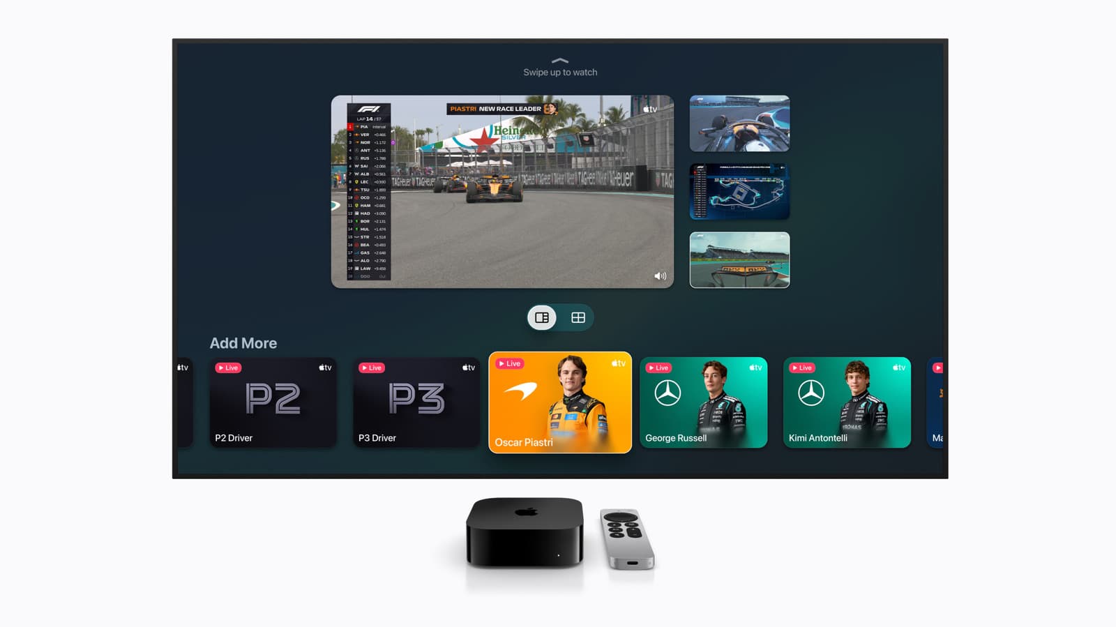 Apple TV 4K Multiview: Watch Four Live Sports at Once