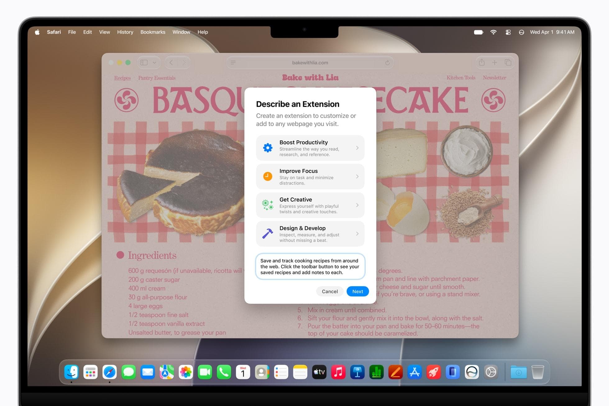 Apple Uses AI to Let You Build Your Own Safari Extensions