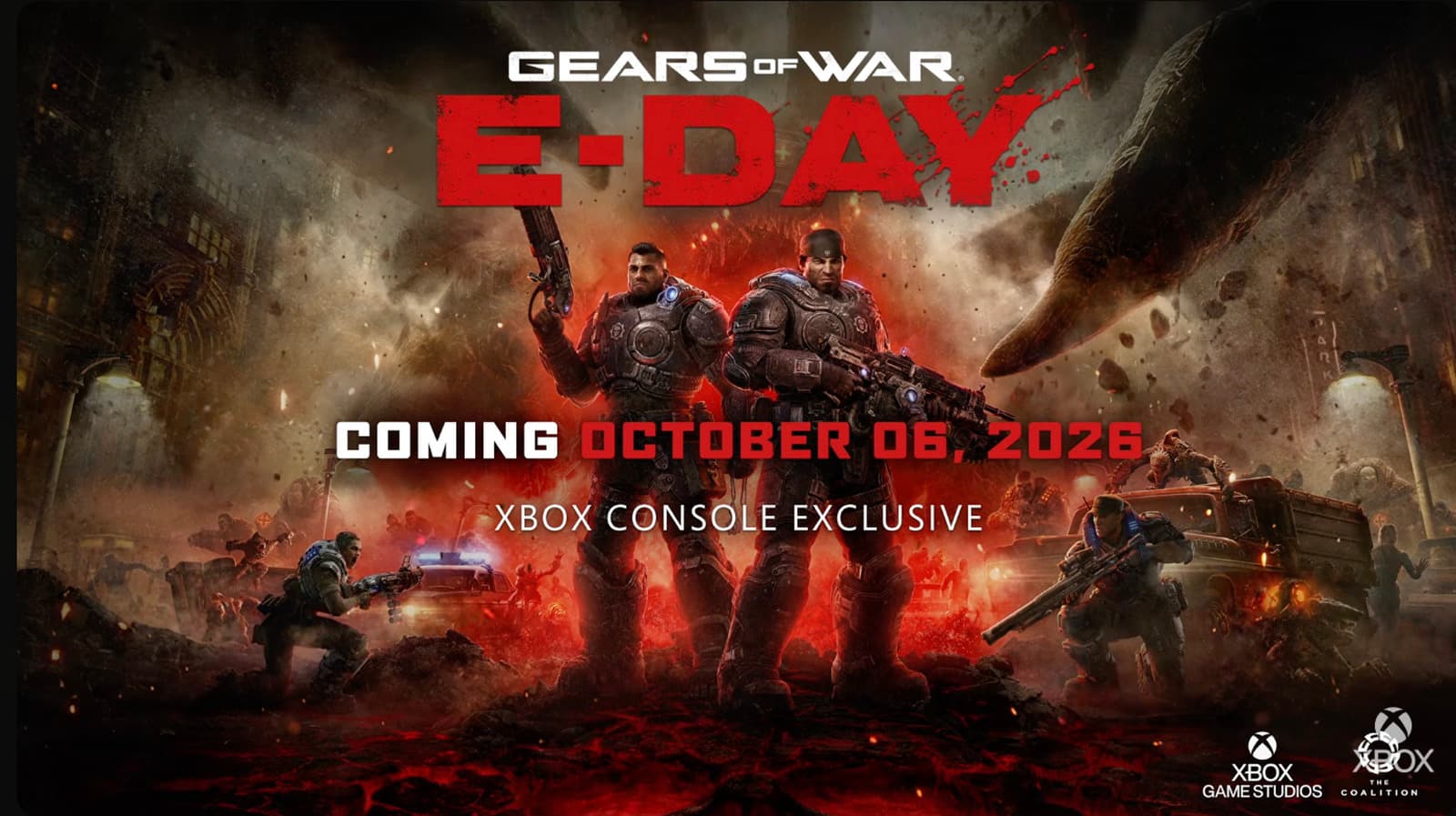 Gears of War E-Day Launches October 6, Xbox and PC Only