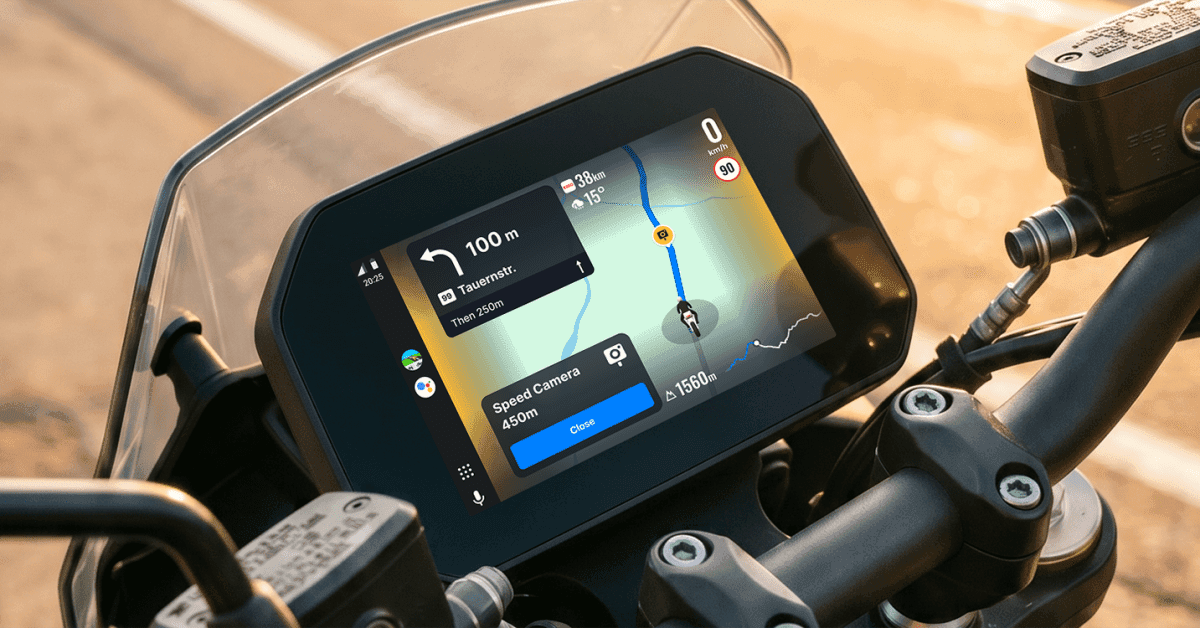 Android Auto Now Has Navigation Built for Motorcycles