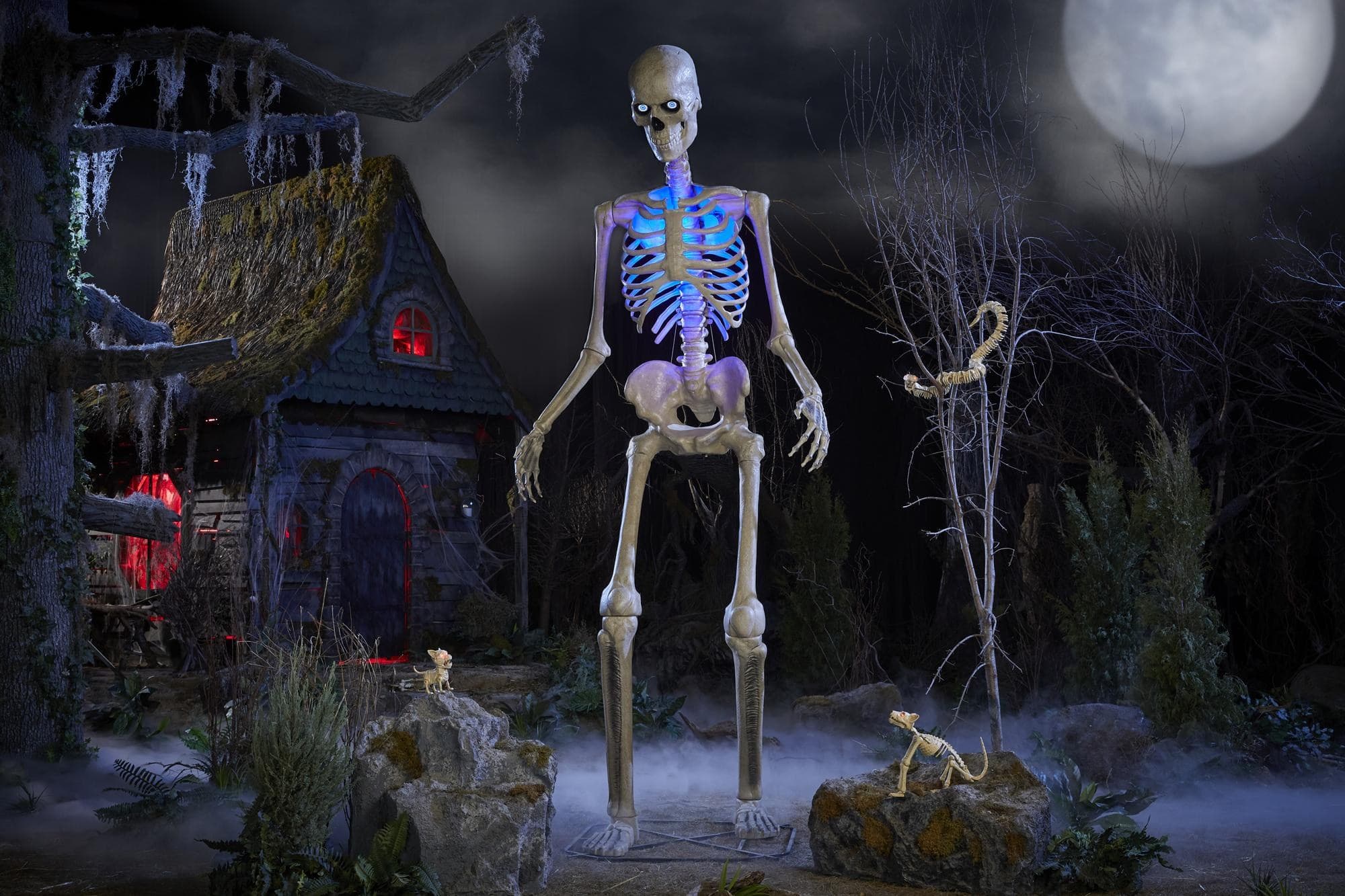 Home Depot's Viral 12-Foot Skeleton Can Talk Now