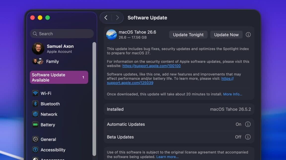 iOS 26.6 and macOS 26.6 Are Out — Update Now