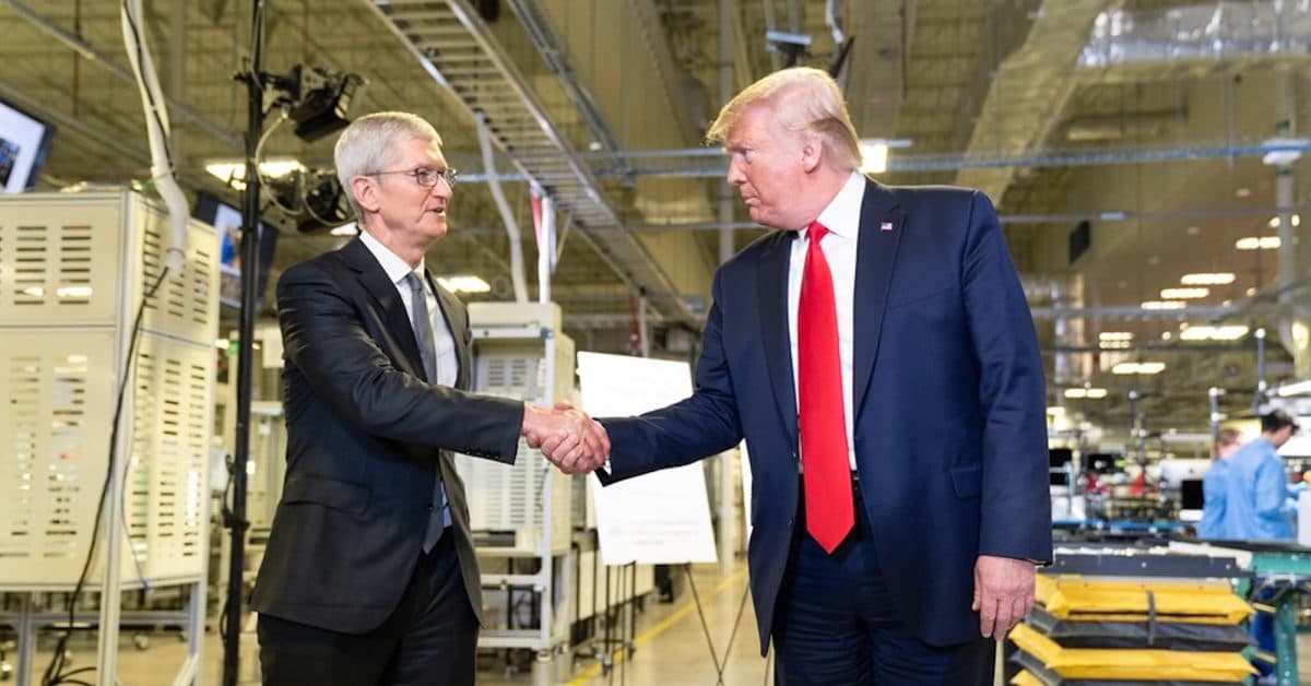 Trump Threatens EU Tariffs Over Apple and Big Tech Fines