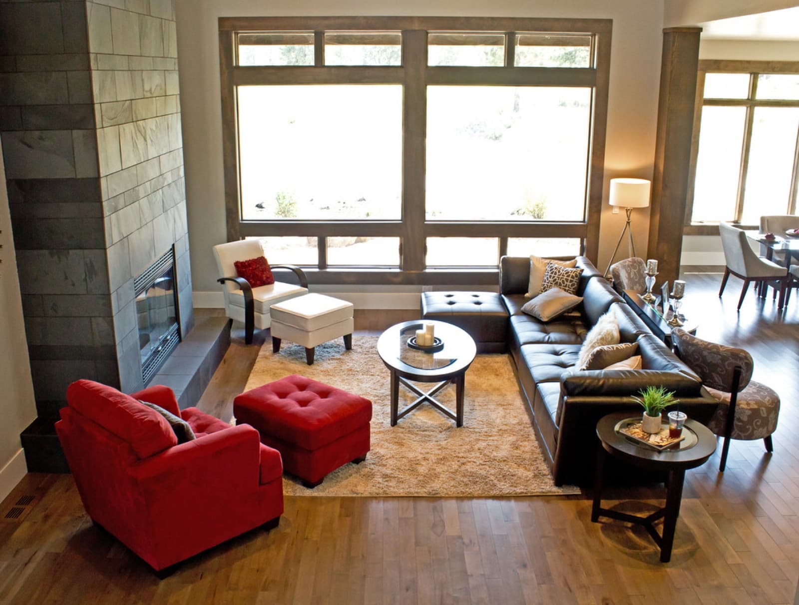 Cozy living room sanctuary