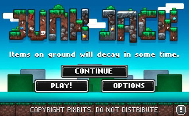 2d mining – Junk Jack Development Blog – A game by Pixbits