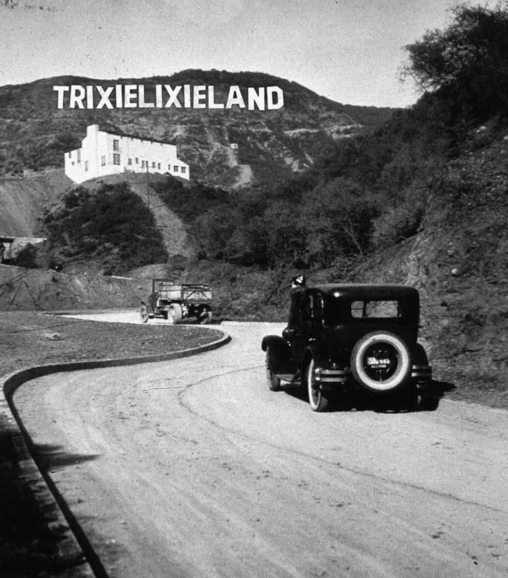 1923 - The Hollywood sign right after it was built.