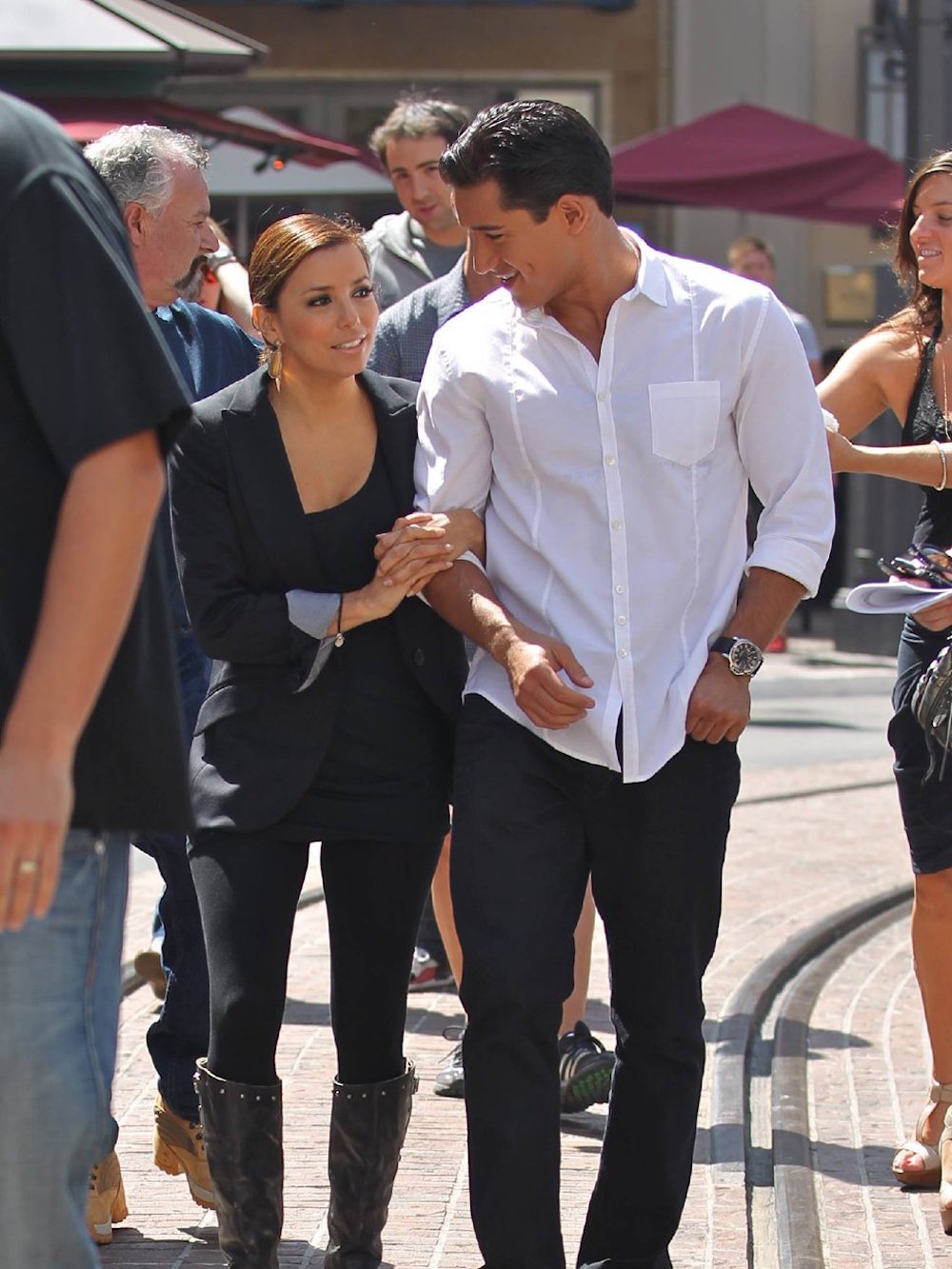 5. Eva Longoria Parker and Mario Lopez