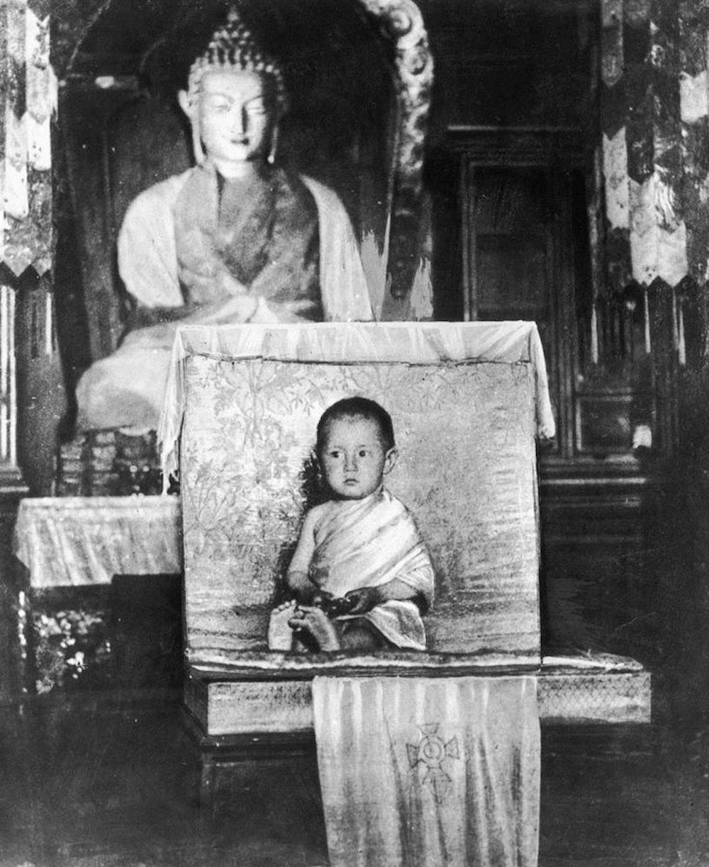 The Dalai Lama's baby picture, 1937