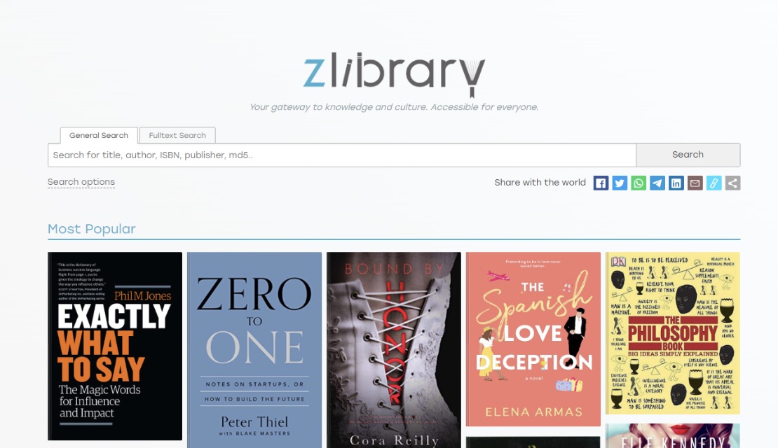 Z Library The world’s largest eBook Free Library