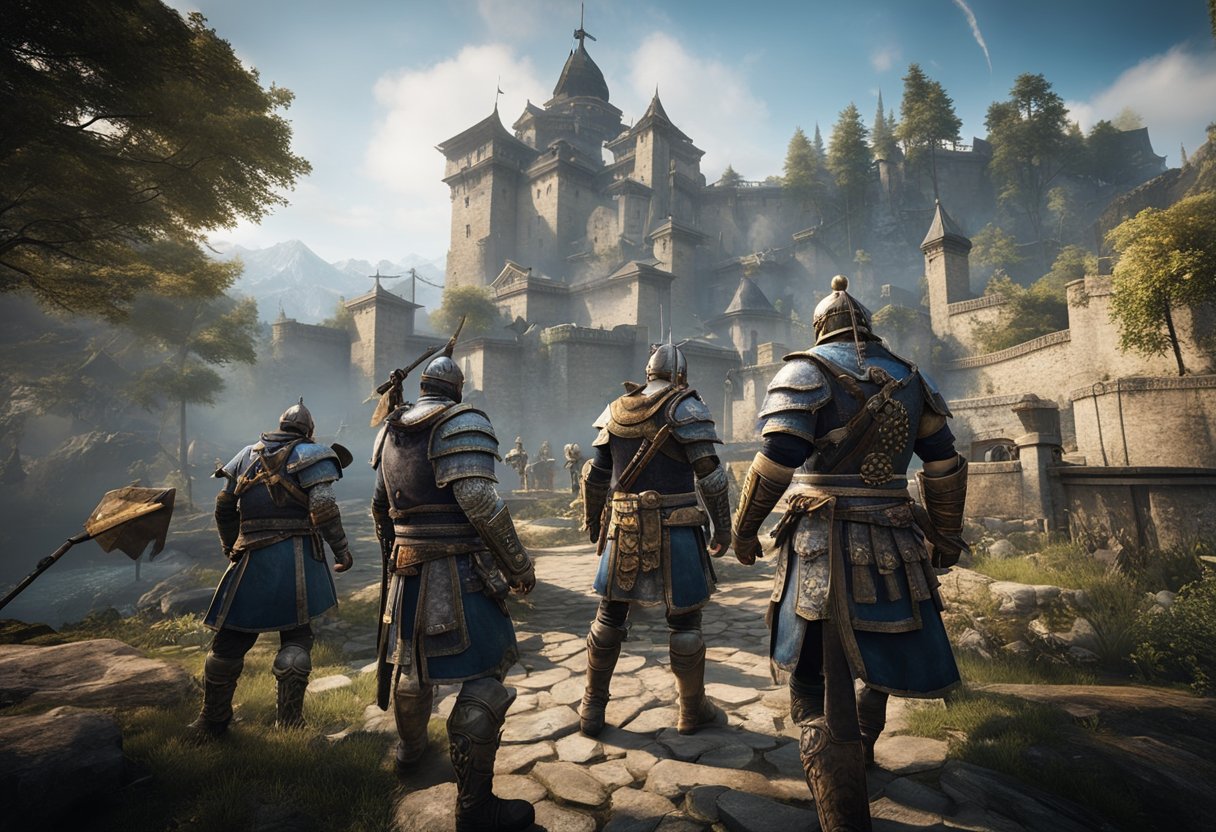 Game Modes and Matchmaking in For Honor, with different platforms connected, creating a diverse and dynamic gaming environment