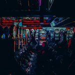 multicolored casino interior