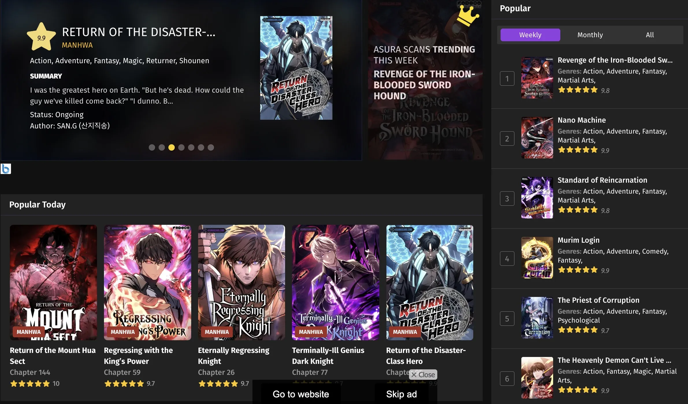 Asura Scans: How to Read Manga Online and Best Replacements