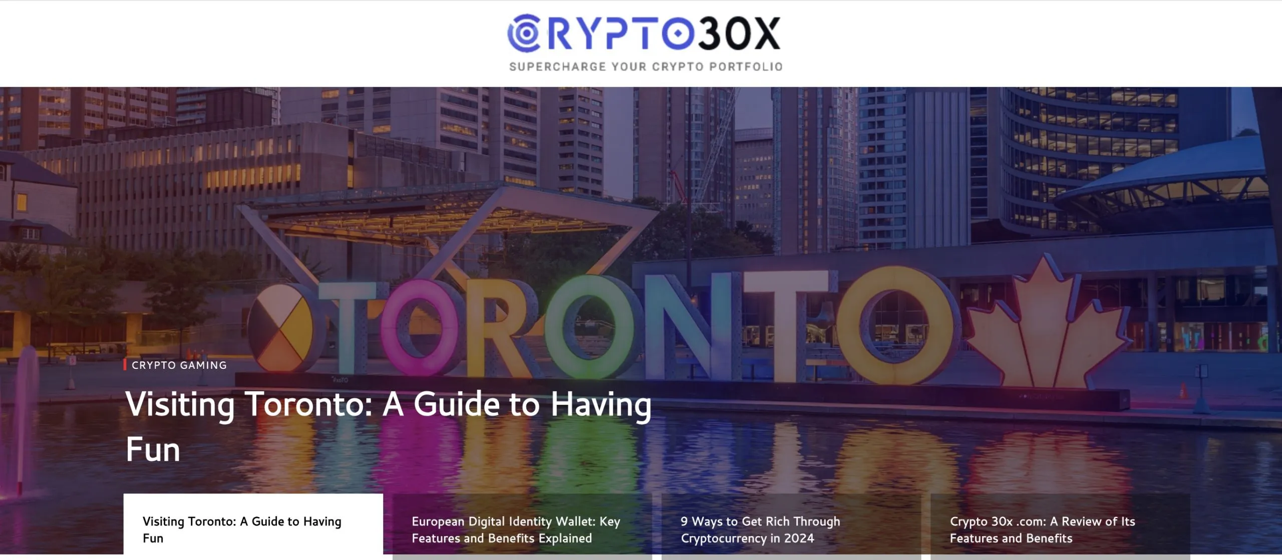 Crypto30x.com: Your Home for Crypto Enthusiasts and Investors