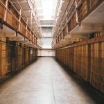 empty hallway of prison