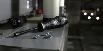 black cordless microphone on table