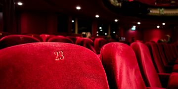 red cinema seat number 23